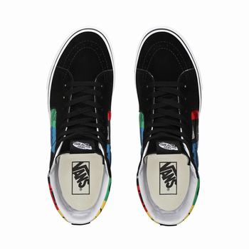 Damske Kotnikove Tenisky Vans Spirit Sk8-Hi Viacfarebný/Biele VA71PGHOT